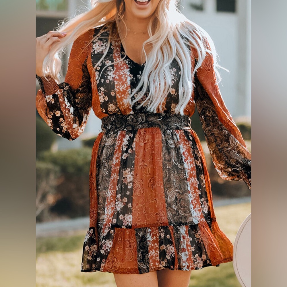 Paisley Floral Dress - Picture 4 of 6